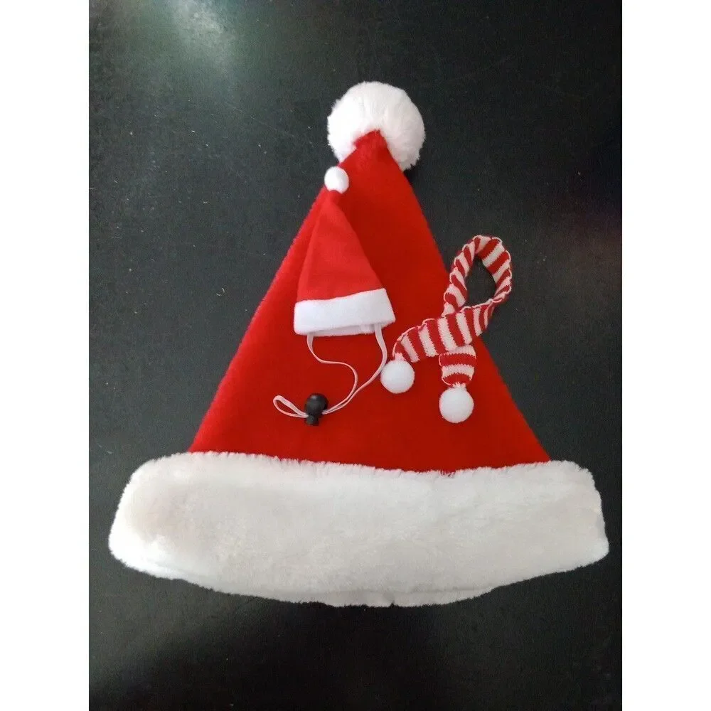 Reptile Snake Lizard Bunny Cat Hamster Santa Hat & Scarf + Kids Christmas